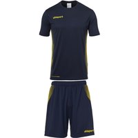uhlsport Score Kit Set Trikot + Shorts marine/fluo gelb XXL von uhlsport