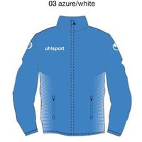 uhlsport Score Regenjacke Azurblau/Weiß XXL von uhlsport