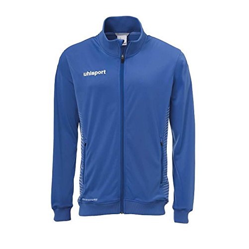 Uhlsport Kinder Score Track Jacke, azurblau/Weiß, 116 von uhlsport