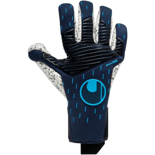 uhlsport Speed Contact SUPERGRIP+ Finger Surround Torwarthandschuhe Fußball Jugendliche Erwachsene Gloves für Fortgeschrittene und Profis - Rutschfester Grip und hohe Haltbarkeit - Allwetter von uhlsport