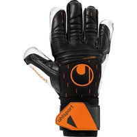 uhlsport Speed Contact Soft Pro Torwarthandschuhe Herren schwarz/weiß/fluo orange 10 von uhlsport