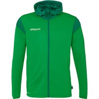 uhlsport Squad 27 Track Trainingsjacke mit Kapuze Herren grün/lagune XL von uhlsport