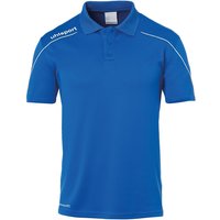 uhlsport Stream 22 Poloshirt azurblau/weiß XXL von uhlsport