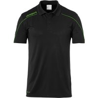 uhlsport Stream 22 Poloshirt schwarz/fluo grün L von uhlsport