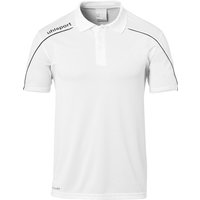 uhlsport Stream 22 Poloshirt weiß/schwarz L von uhlsport