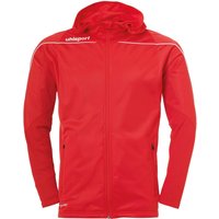 uhlsport Stream 22 Track Hood Jacke rot/weiß 140 von uhlsport