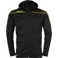 uhlsport Stream 22 Track Hood Jacke schwarz/limonengelb 3XL von uhlsport