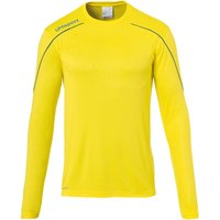 uhlsport Stream 22 Trikot Langarm limonengelb/azurblau 164 von uhlsport