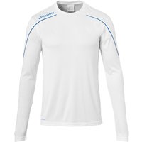 uhlsport Stream 22 Trikot Langarm weiß/azurblau 152 von uhlsport