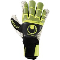 uhlsport Supergrip+ Flex Frame Carbon Torwarthandschuhe mit Fingerschutz Kinder schwarz/fluo gelb 8 von uhlsport