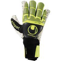 uhlsport Supergrip+ Flex Frame Carbon Torwarthandschuhe mit Fingerschutz schwarz/fluo gelb 10 von uhlsport