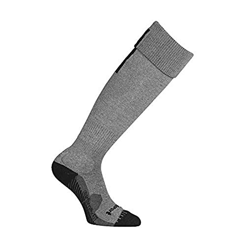Uhlsport Herren Herren Socken Team Performance Socken, dark grau melange/schwarz, 33-36, 100343905 von uhlsport