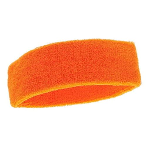 ulafbwur Stirnband für Herren, hautfreundlich, 12 Farben, Orange von ulafbwur