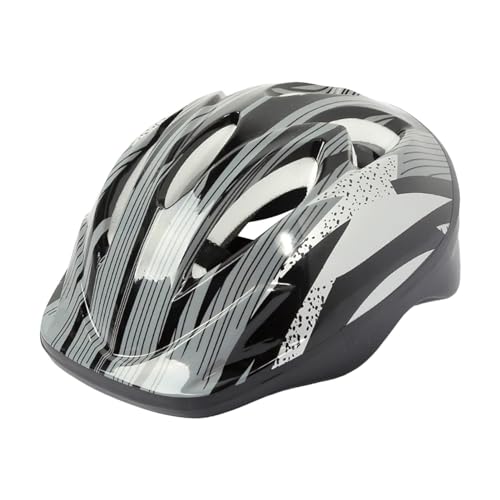 Kinder Fahrradhelm, Robuster Kinder Helm, Verstellbarer Skateboardhelm Radhelm Skaterhelm, Stoßfester Kopfschutz,Bequeme Schützende Kopfbedeckung, Für Mädchen Und Jungs, 53-55CM von ulapithi