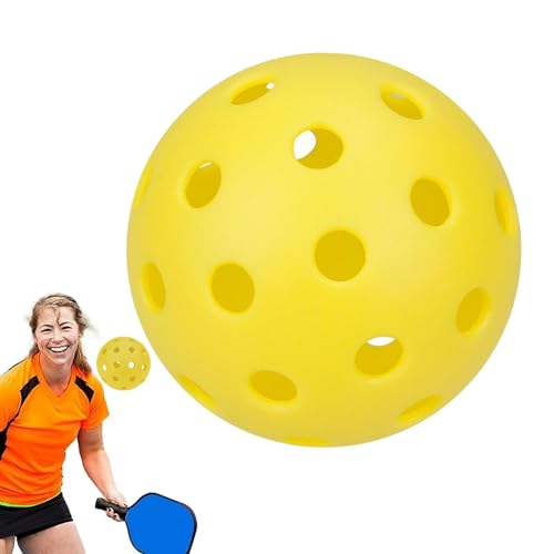 ulapithi -Bälle, Outdoor- Racquetballball Outdoor Pickleballs | 40-Loch-Paddel-Picklebälle, Outdoor-Picklebälle, TPE-Bälle mit hoher Sprungkraft für Trainingsturniere von ulapithi