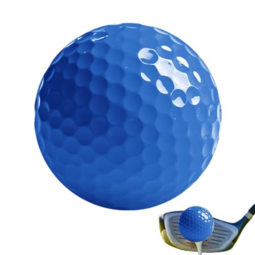 ulapithi Farbige Golfbälle,Golfbälle farbig - Outdoor-Golfball | Langstrecken-Übungsgolfbälle, neuartige, helle Golfbälle für alle Golfspieler im Innen- und Außenbereich von ulapithi