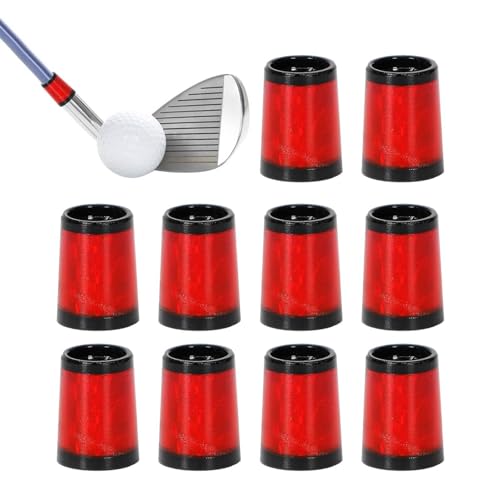 ulapithi Golf-Schafthülsen,Golfhülsen - Schlägerkopfhüllen mit Eisenhülsen - Golf-Eisenschlägerhauben-Set, langlebig, 10 Stück, schützt Ihr Golf-Eisenschlägerhauben-Set von ulapithi