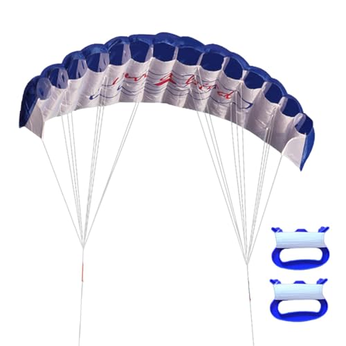 ulapithi Lenkdrachen für Erwachsene, Lenkdrachen - Fallschirm-Hochflugdrachen mit 1,4 m Doppelleinen,Tragbare große Drachen, Lenkdrachen für Erwachsene, Kinder, Strand, Erwachsene von ulapithi