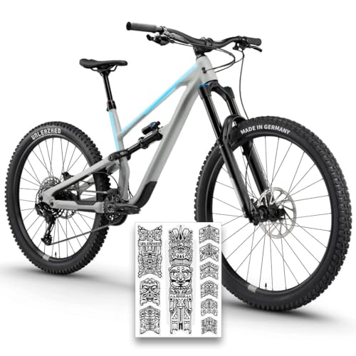 unleazhed Bike Protection BP01 S Frame Eldorado MATT | Rahmenschutzfolie für Mountainbikes | Made in Germany | 10 -teiliges Rahmenschutz-Set | extrem reißfest von unleazhed