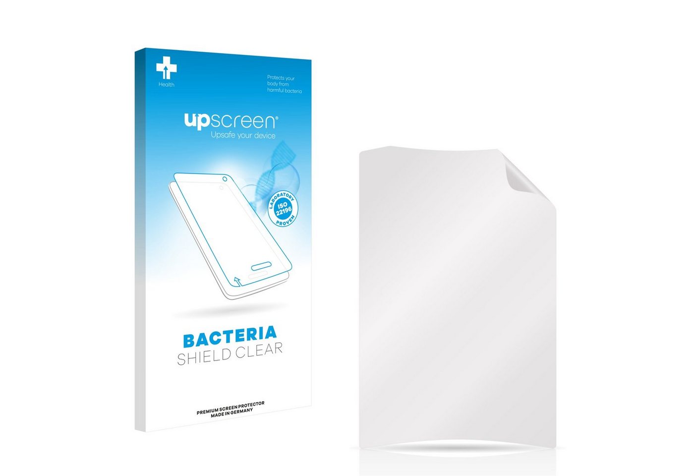 upscreen Schutzfolie für Crivit Fahrradcomputer, Displayschutzfolie, Folie Premium klar antibakteriell von upscreen