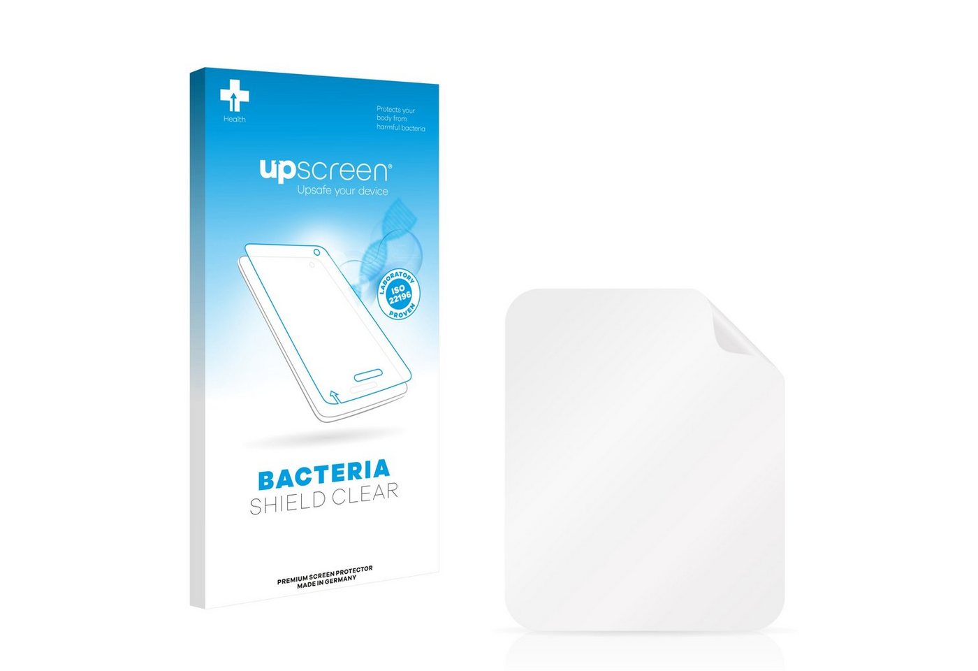 upscreen Schutzfolie für Leotec Sport Z, Displayschutzfolie, Folie Premium klar antibakteriell von upscreen