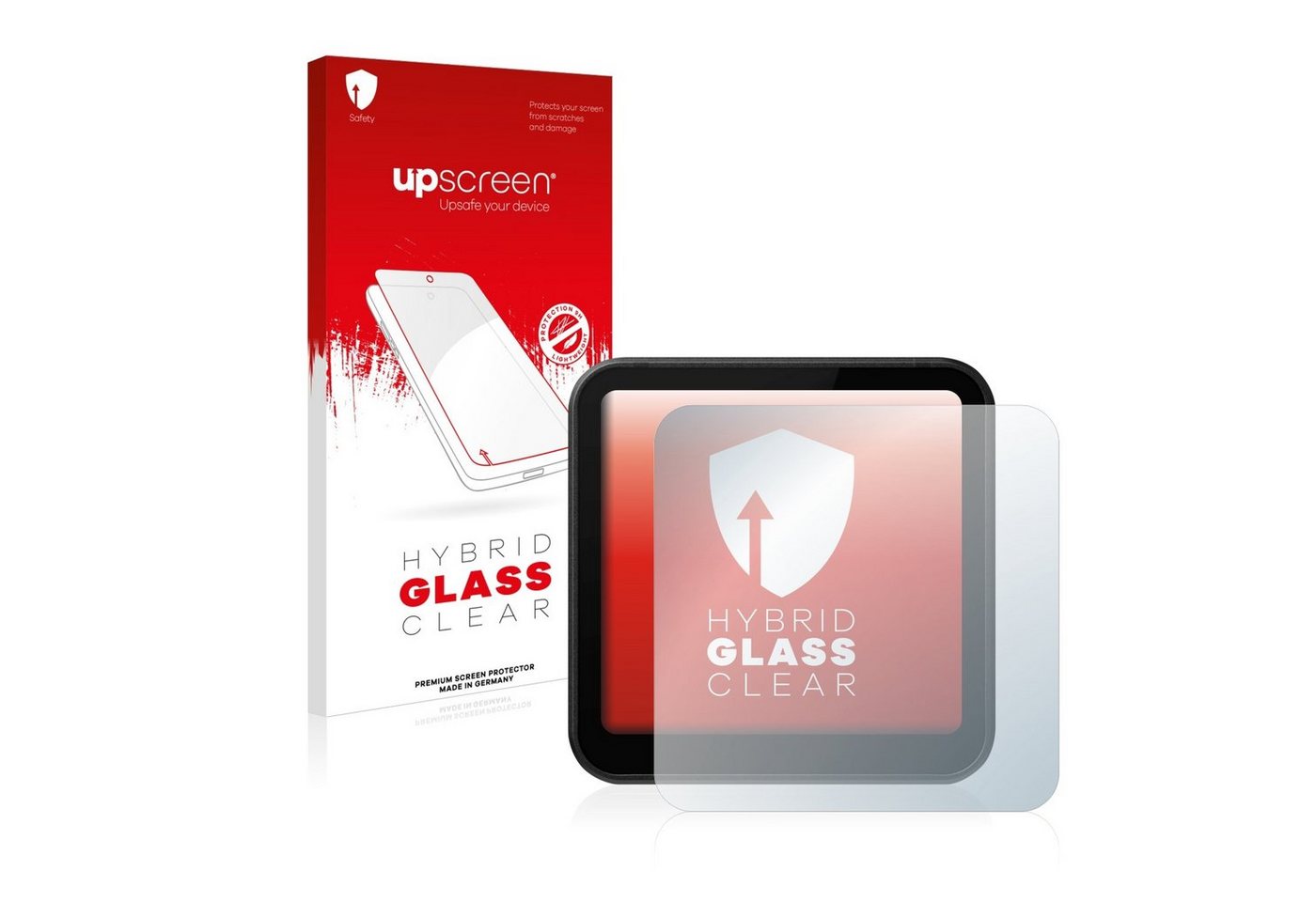 upscreen flexible Panzerglasfolie für DJI Action 2, Displayschutzglas, Schutzglas Glasfolie klar von upscreen