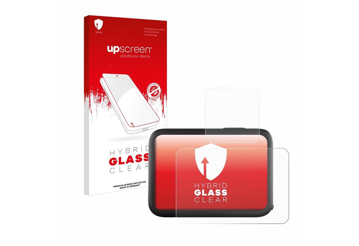 upscreen flexible Panzerglasfolie für GoPro Hero 11 Black, Displayschutzglas, Schutzglas Glasfolie klar von upscreen