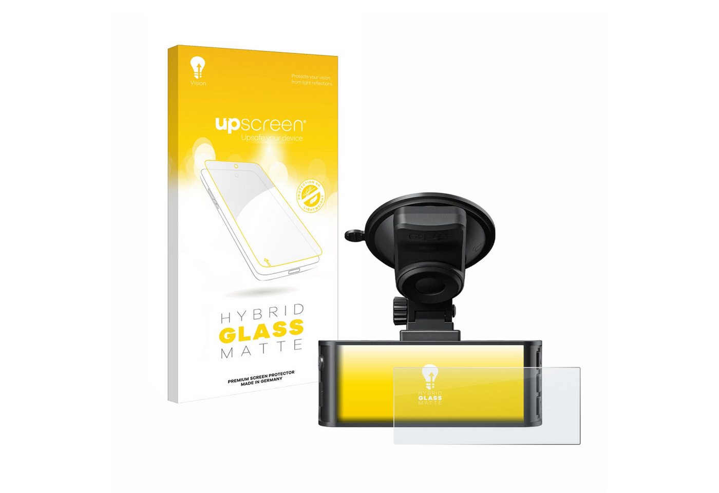 upscreen flexible Panzerglasfolie für Redtiger F7NS 4K, Displayschutzglas, Schutzglas Glasfolie matt entspiegelt von upscreen
