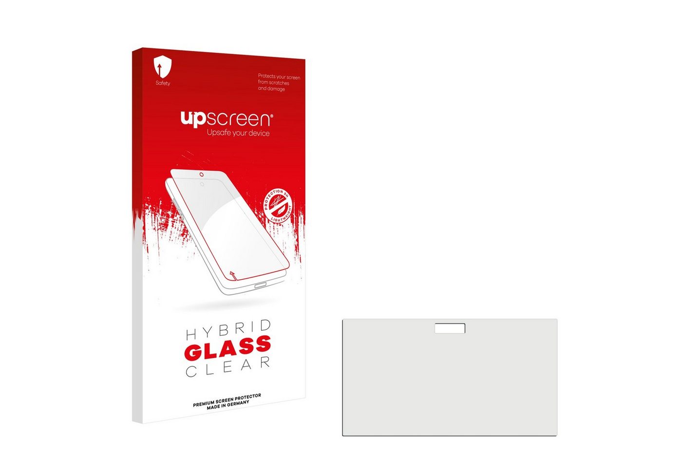 upscreen Panzerglasfolie für Suzuki Swift Sport 2023 Infotainment System, Displayschutzglas, Schutzglas Glasfolie klar von upscreen