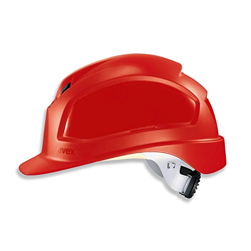 UVEX Schutzhelm pheos B-WR - Arbeitsschutz-Helm, Baustellenhelm, Bauhelm - EN 397, Farbe:rot von Uvex