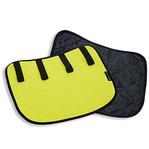 uvex Unisex – Erwachsene Alpine kühlender Nackenschutz für Pheos Helme, Farbe:gelb, Schwarz, Einheitsgröße von uvex
