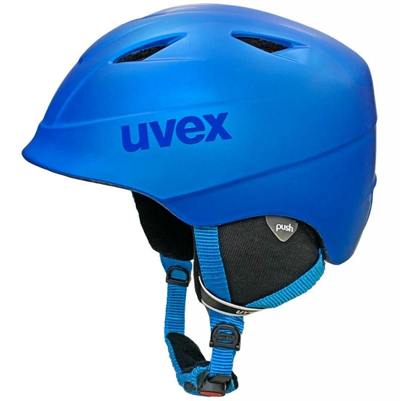 uvex Airwing 2 Pro matt Kinderskihelm (52-54 cm, 48 blue matt) von uvex