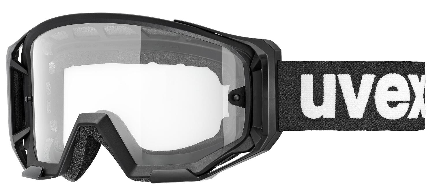 uvex Athletic Brillenträger Skibrille klar (2028 black mat, clear (S0)) von uvex