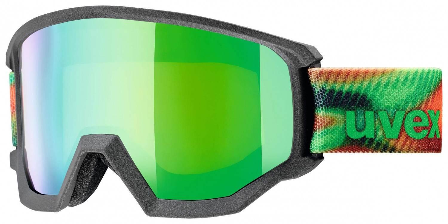 uvex Athletic FM Brillenträger Skibrille (5030 anthracite mat, mirror green/lasergold lite (S2)) von uvex