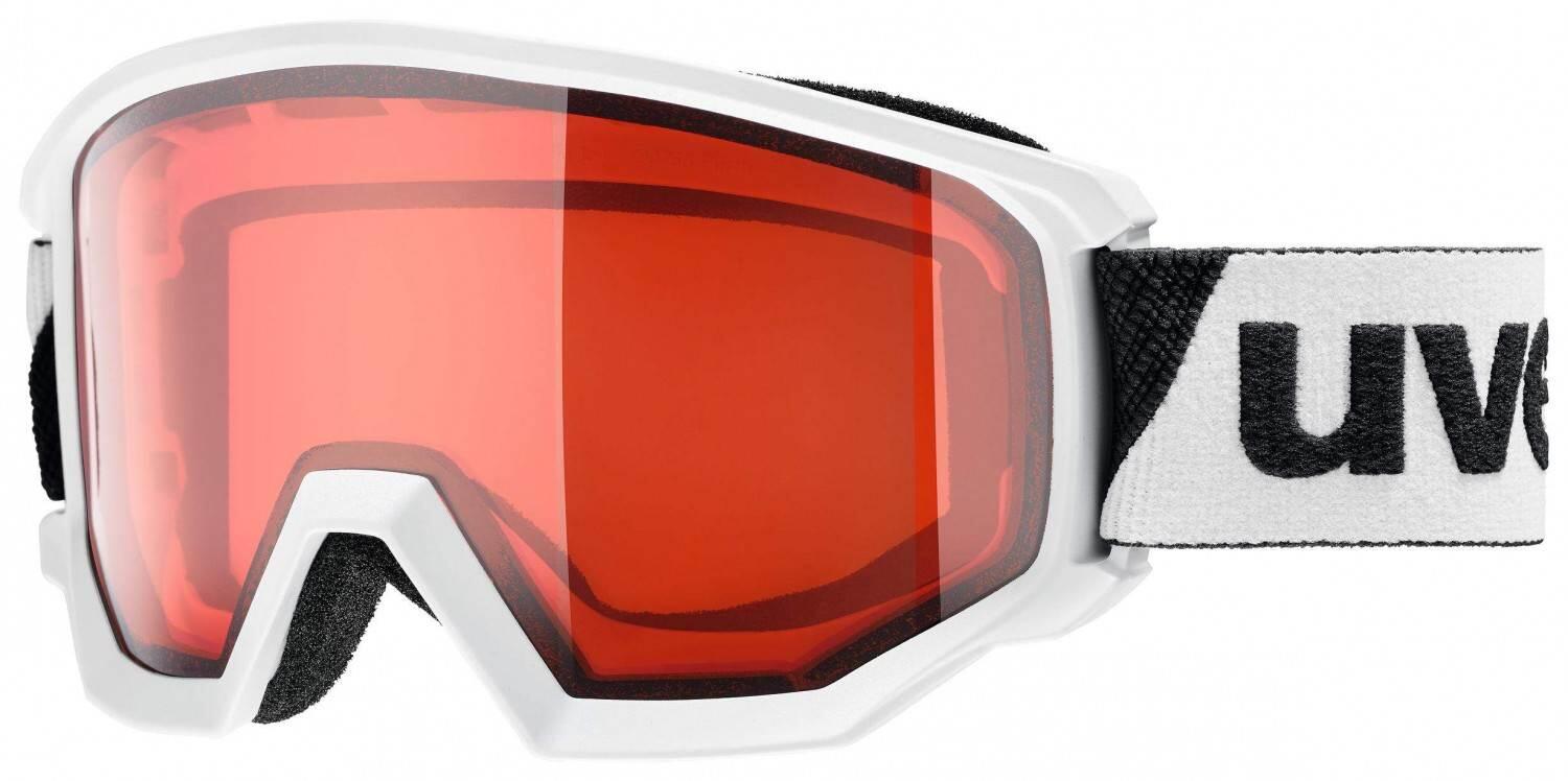 uvex Athletic LGL Brillenträger Skibrille (2130 white, lasergold lite/rose (S2)) von uvex