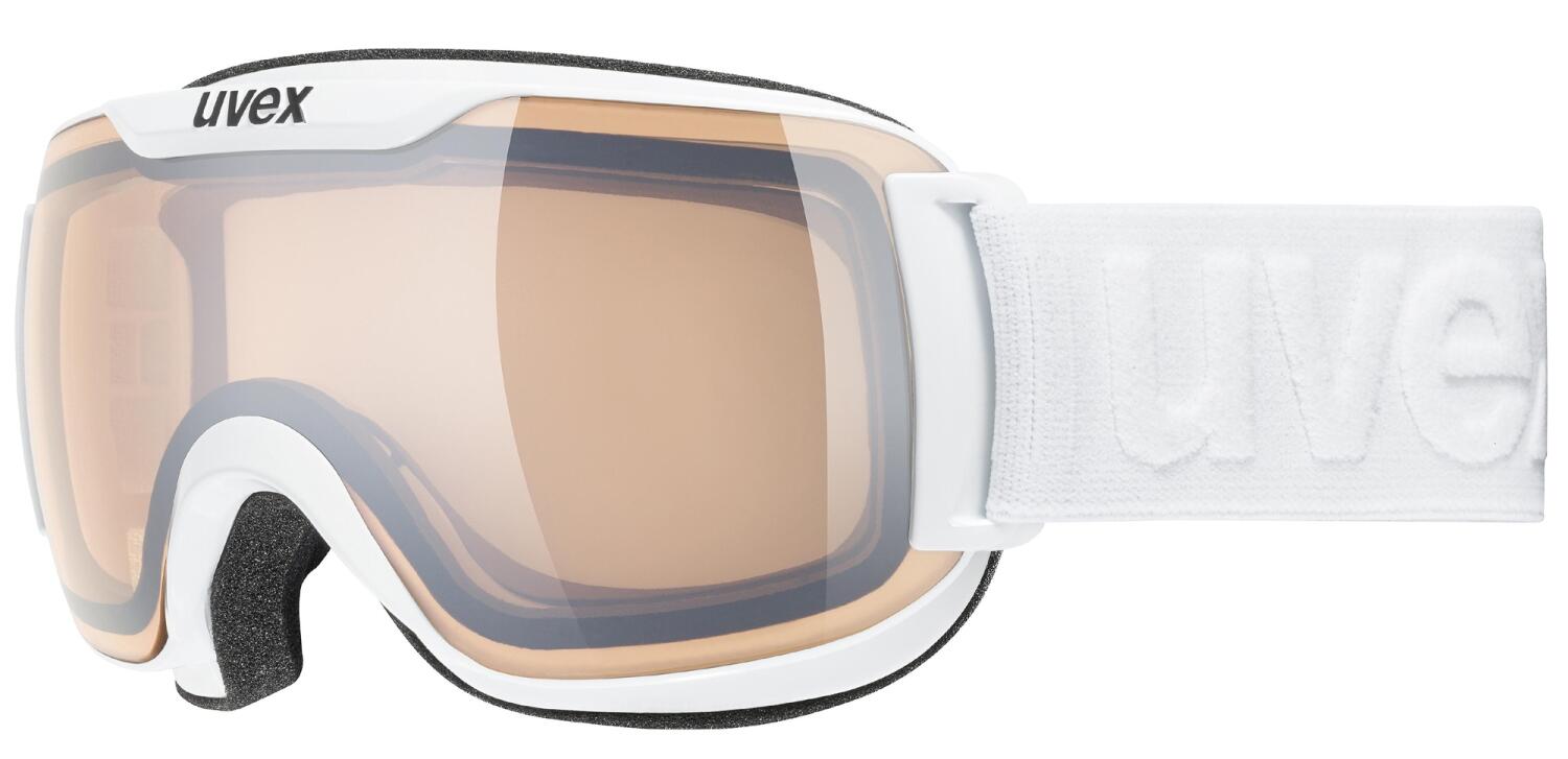 uvex Downhill 2000 small Variomatic Skibrille (1030 white, mirror silver/variomatic clear (S1-S3)) von uvex