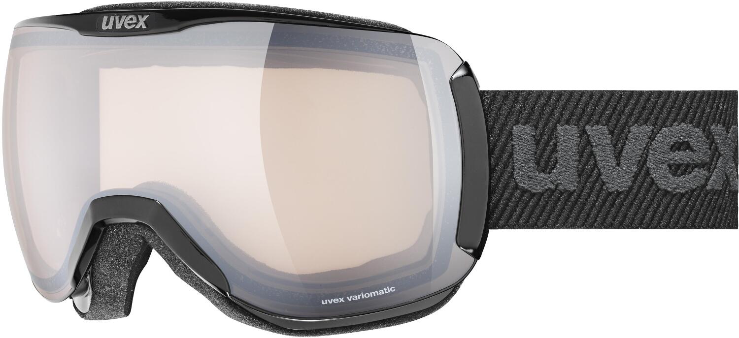 uvex Downhill 2100 Variomatic Skibrille (2230 black, mirror silver/variomatic clear (S1-S3)) von uvex