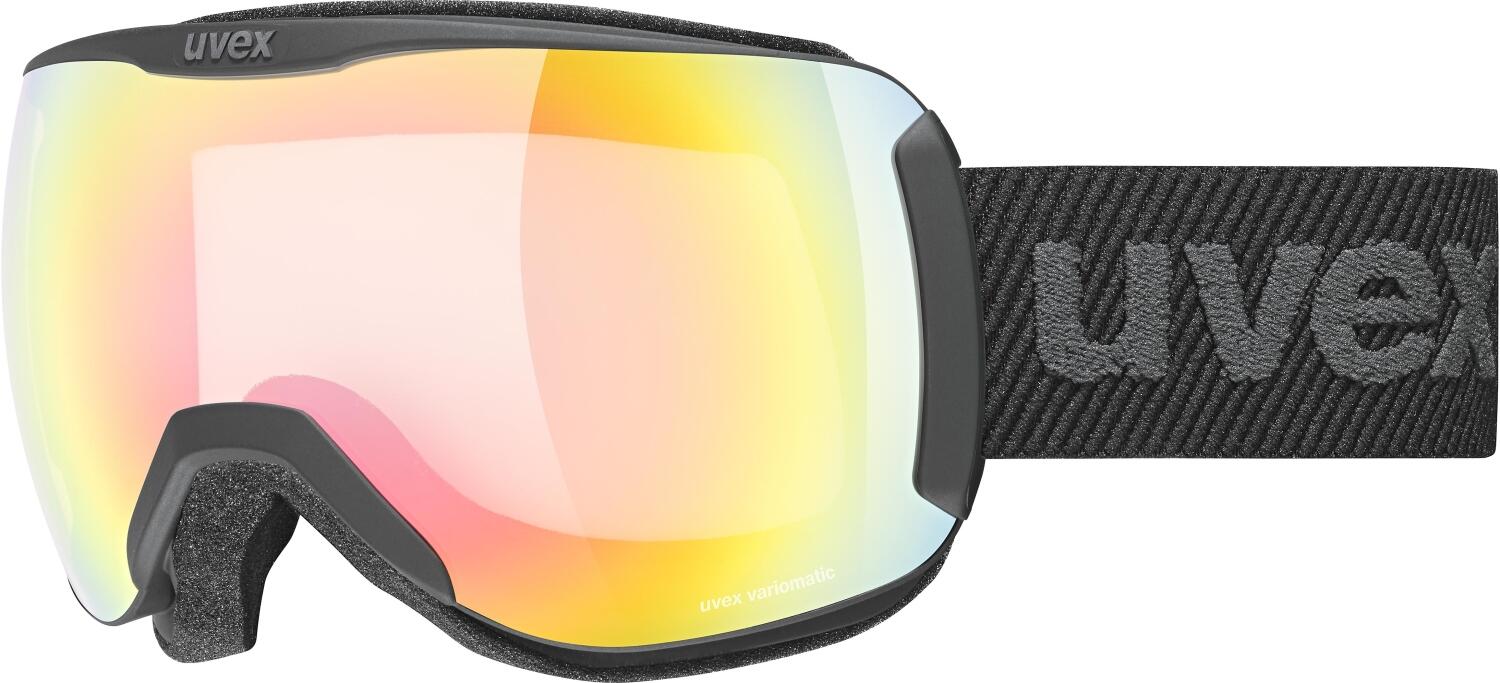 uvex Downhill 2100 Variomatic Skibrille (2030 black matt, mirror rainbow/variomatic clear (S1-S3)) von uvex