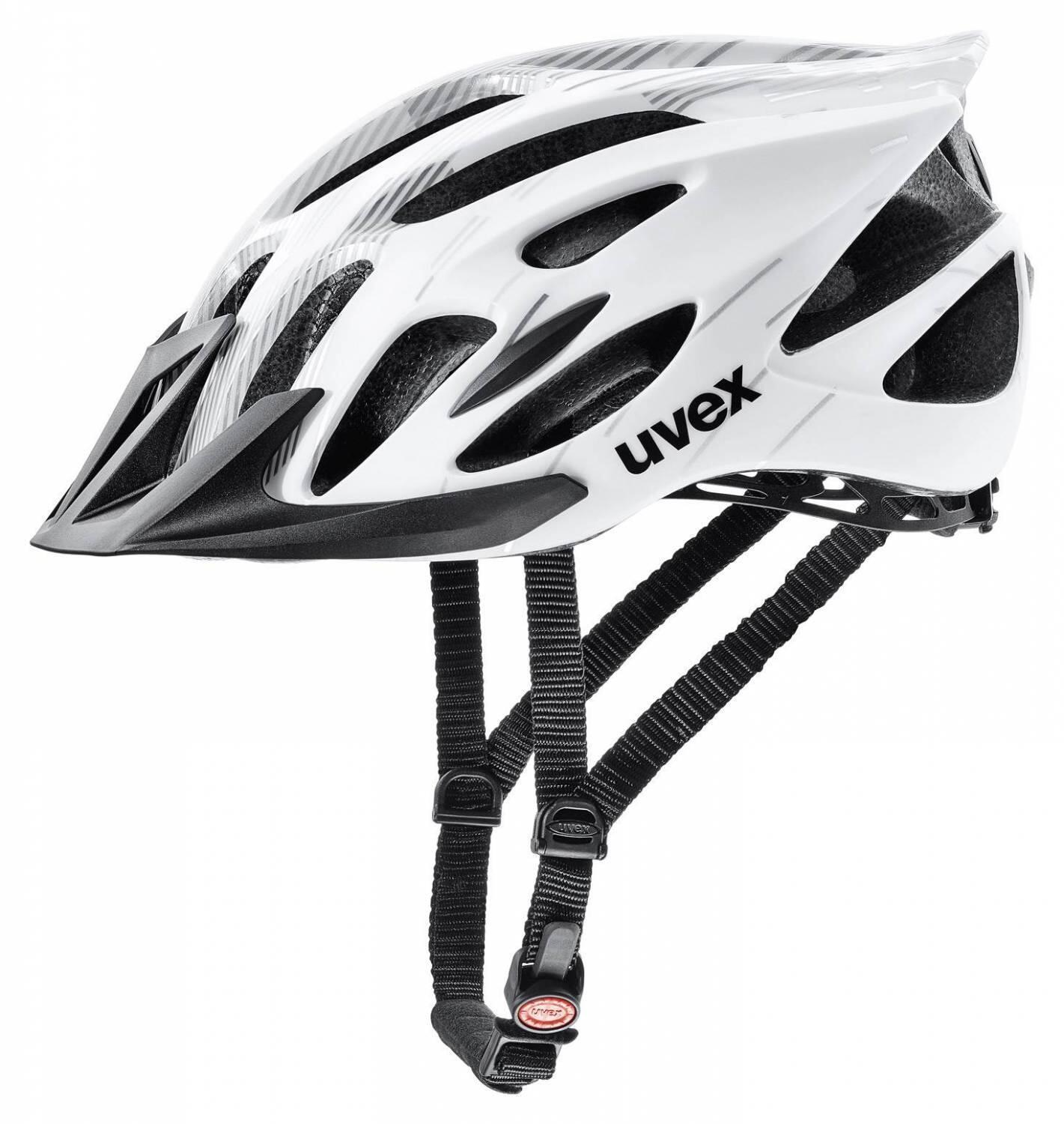 uvex Flash Fahrradhelm (53-56 cm, 02 white/black) von uvex