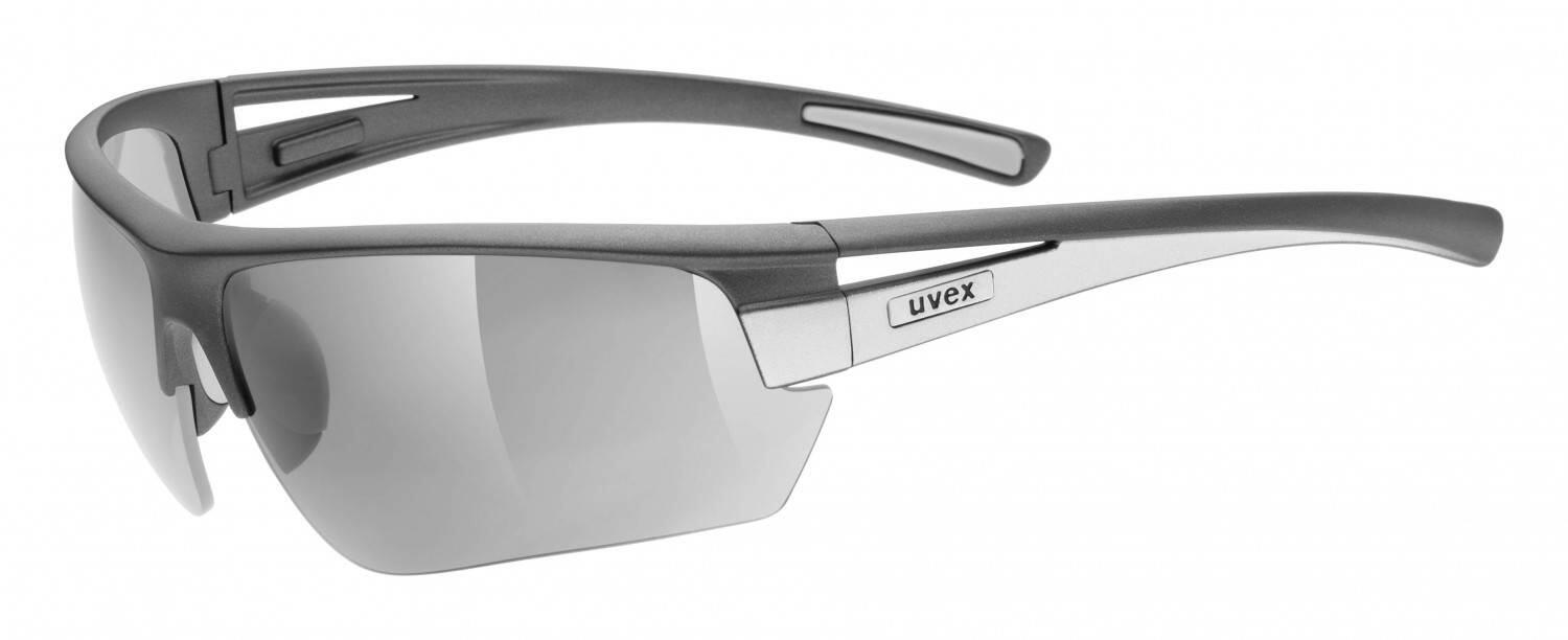 uvex Gravic Sportbrille (5516 dark grey/ mat silver) von uvex