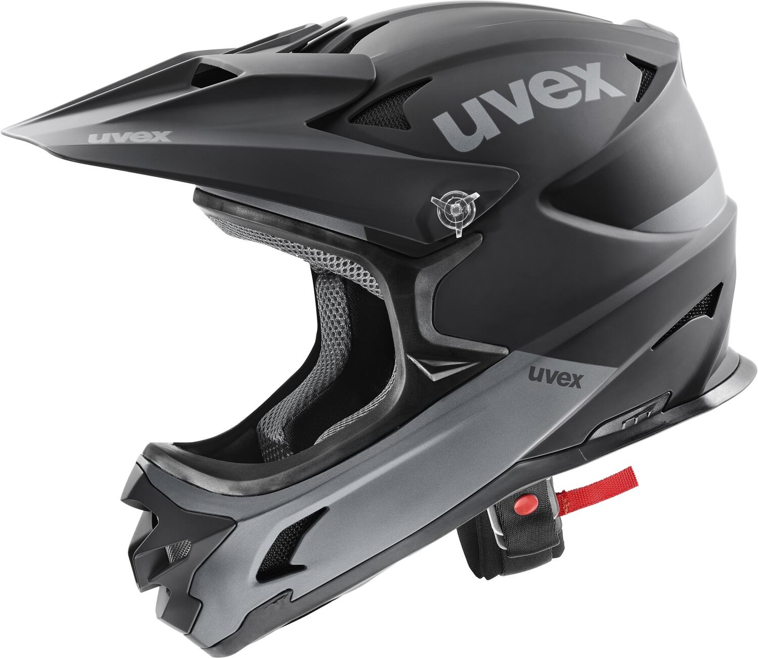 uvex HLMT 10 Fullface Helm (54-56 cm, 06 black/grey matt) von uvex