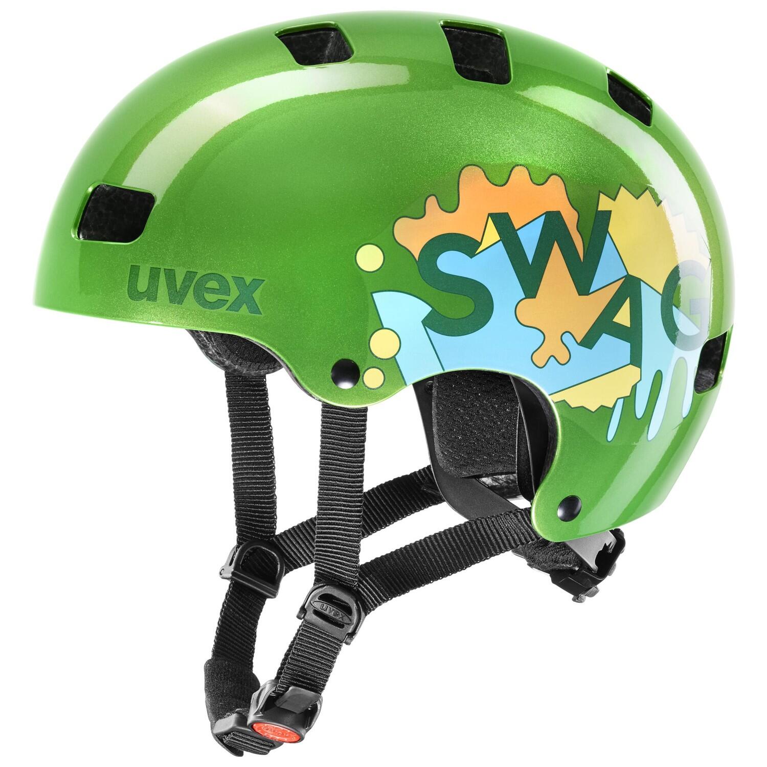 uvex Kid 3 Kinder-Fahrradhelm (55-58 cm, 28 green) von uvex