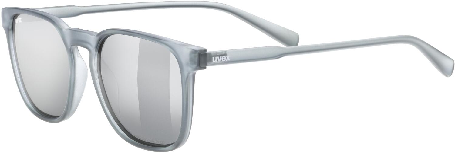 uvex LGL 49 Polavision Sportbrille S (2250 smoke mat, polavision/mirror silver (S3)) von uvex