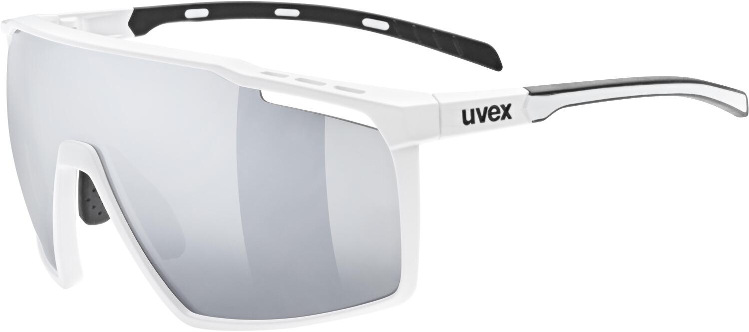 uvex MTN Perform Sportbrille (8816 white matt, supravision mirror silver (S3)) von uvex