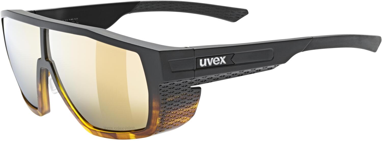 uvex MTN Style Sportbrille Colorvision (6697 havanna matt/fade, colorvision/mirror champagne (S3)) von uvex