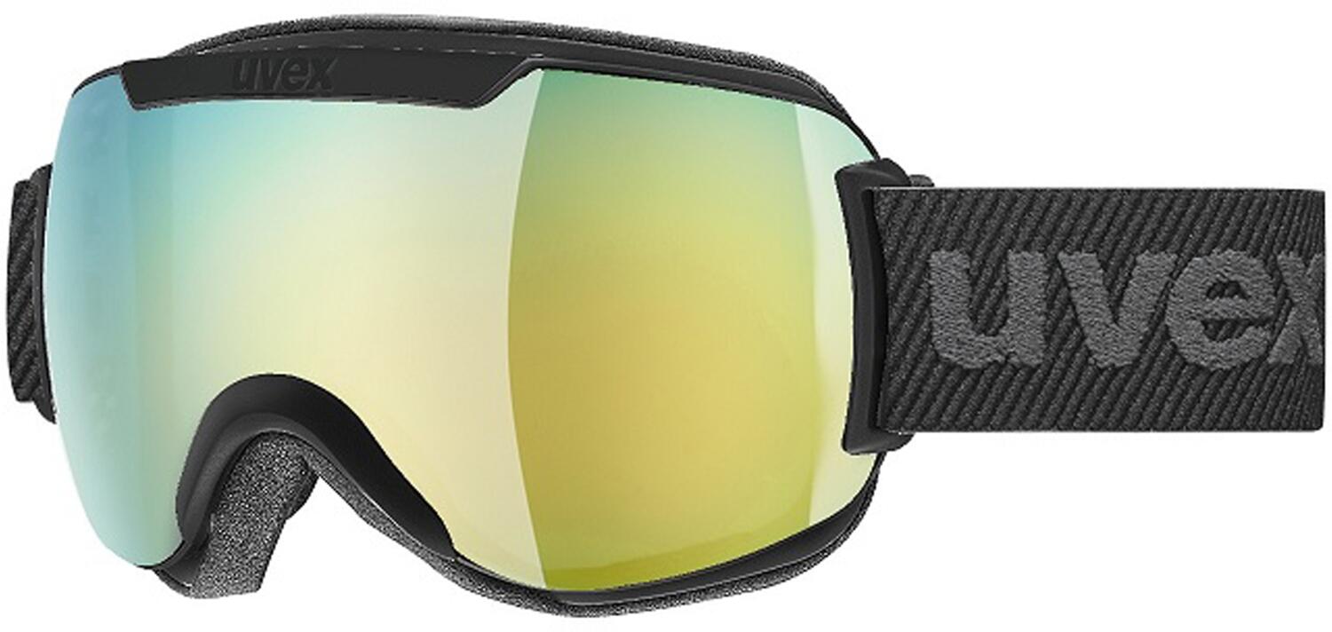 uvex Skibrille Downhill 2000 Full Mirror (2730 black, mirror orange (S2), blue) von uvex