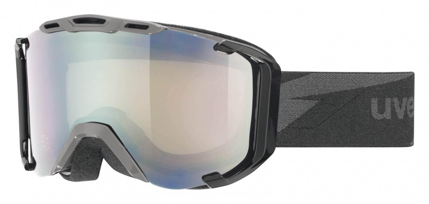 uvex Skibrille Snowstrike Variomatic (2023 darkgrey, double lens, litemirror silver/variomatic/clear) von uvex