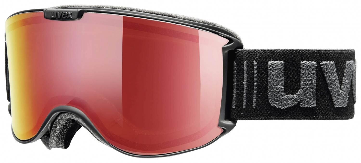 uvex Skyper Variomatic FM Skibrille small (2023 black matt, mirror red/variomatic/clear) von uvex
