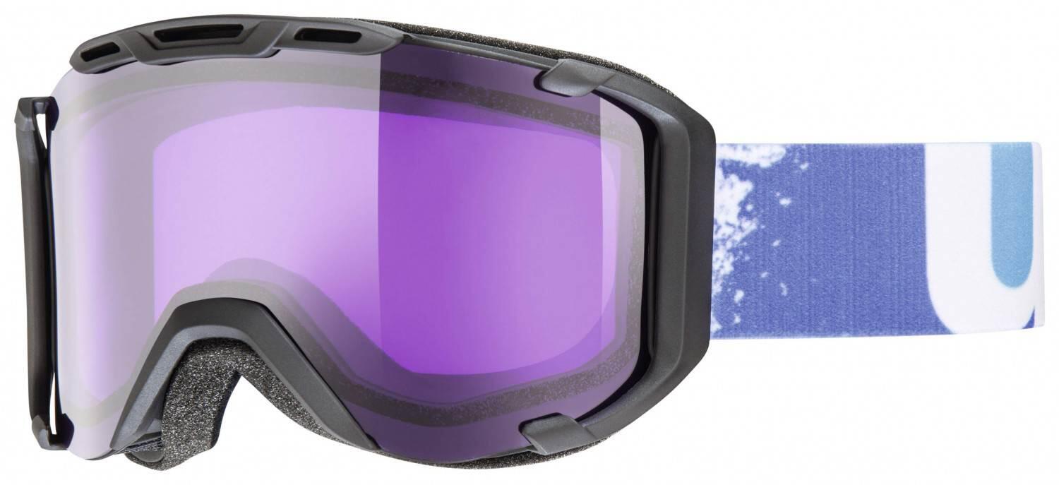 uvex Snowstrike stimu lens Skibrille (2224 black mat, psycho) von uvex