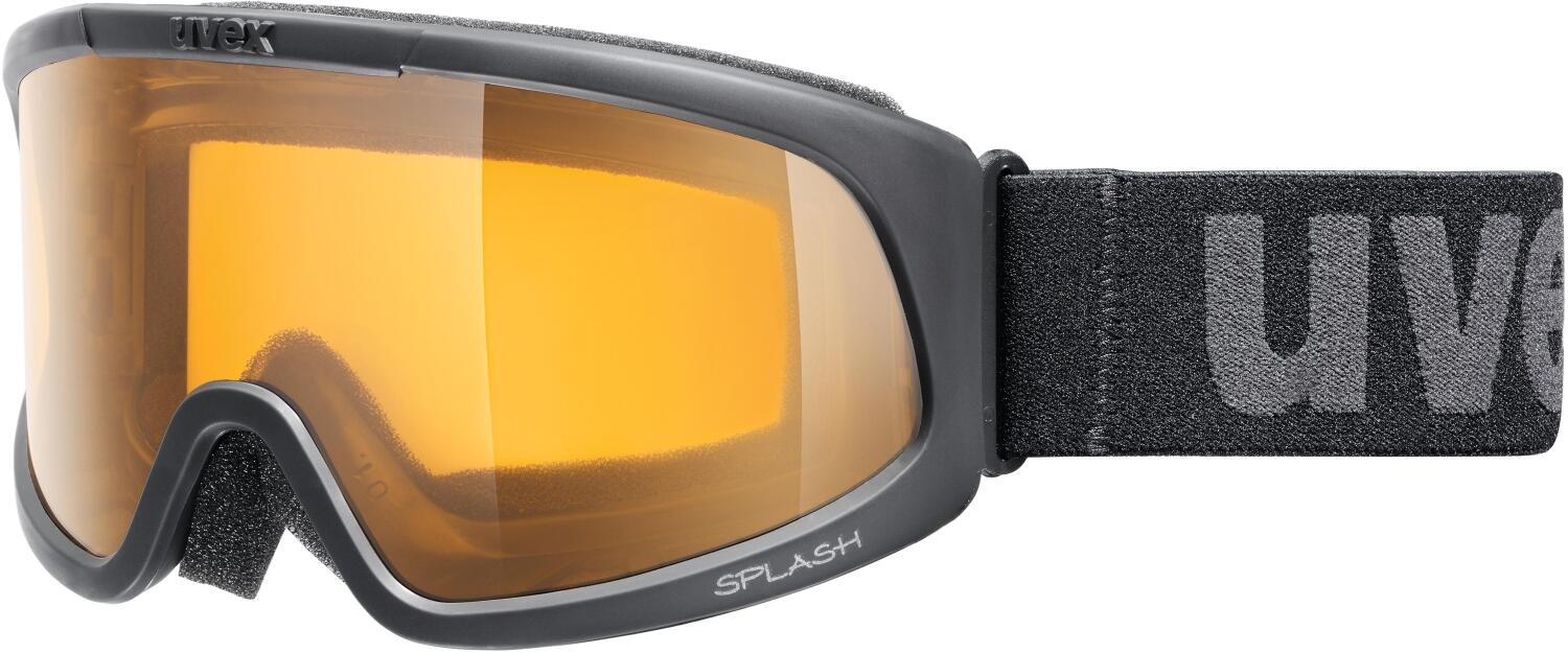uvex Splash Skibrille (2219 black, single lens/lasergold lite) von uvex